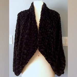 Jack by BB Dakota Faux Fur Shrug Blazer